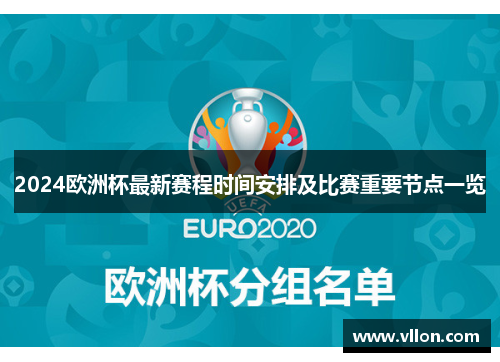 2024欧洲杯最新赛程时间安排及比赛重要节点一览
